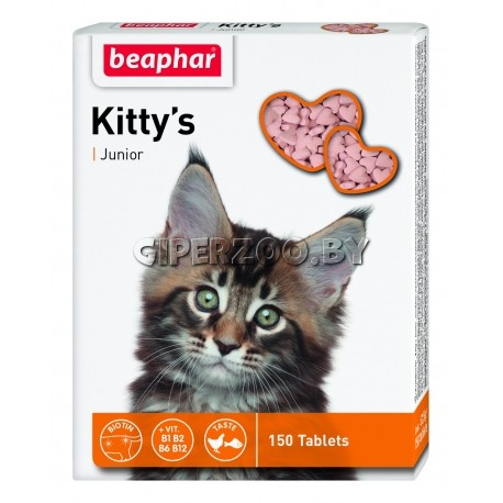 Кормовая добавка Beaphar Kitty's Junior, 150 шт Кормовая добавка Beaphar Kitty's Junior, 150 шт