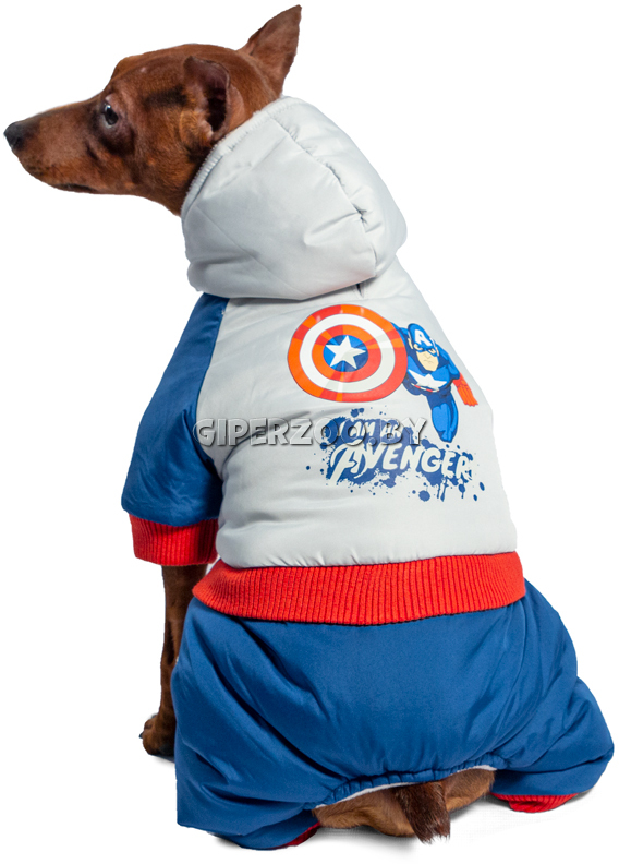 Triol-Disney Комбинезон зимний Marvel Капитан Америка, L Triol-Disney Комбинезон зимний Marvel Капитан Америка, L