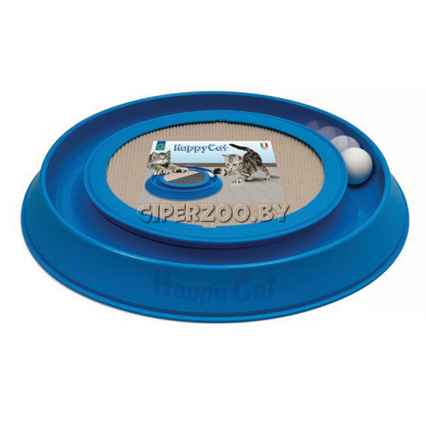 Игрушка интерактивная с картонной когтеточкой Georplast HappyCat Игрушка интерактивная с картонной когтеточкой Georplast HappyCat