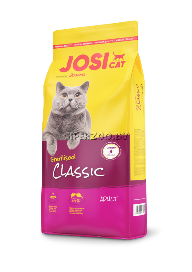 Josera JosiСat Sterilised Classic (рыба, птица), 18 кг Josera JosiСat Sterilised Classic (рыба, птица), 18 кг