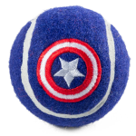 Triol-Disney Игрушка для собак Marvel Капитан Америка «Мяч теннисный», 70 мм
