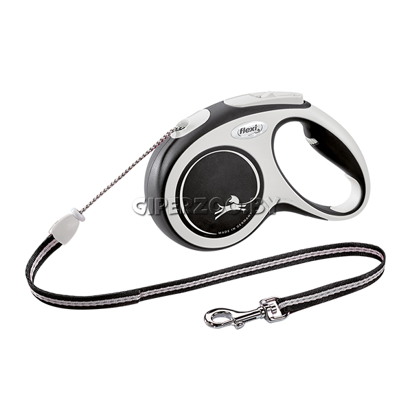 Рулетка Flexi New Comfort черная M, трос 5 м Рулетка Flexi New Comfort черная M, трос 5 м