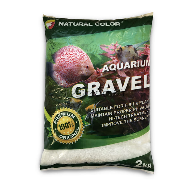 Гравий Natural color натуральный белый, 2-4 мм, 2 кг Гравий Natural color натуральный белый, 2-4 мм, 2 кг