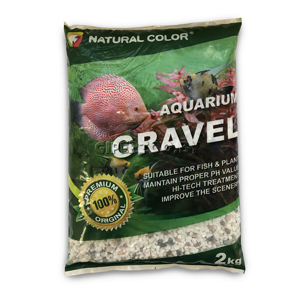 Гравий Natural color натуральный (микс), 4-6 мм, 2 кг Гравий Natural color натуральный (микс), 4-6 мм, 2 кг