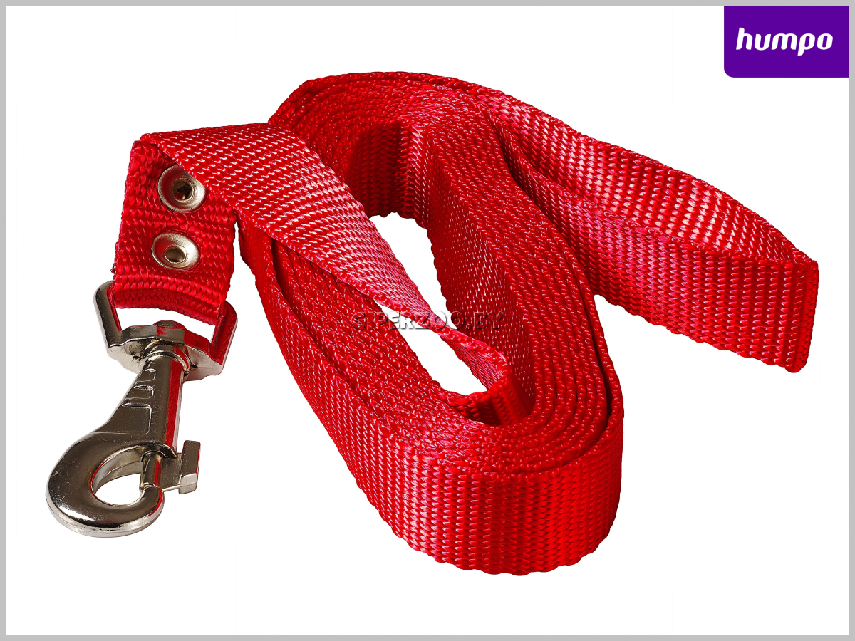 Поводок Humpo БЭНД красный, нейлон, 5 м Поводок Humpo БЭНД красный, нейлон, 5 м
