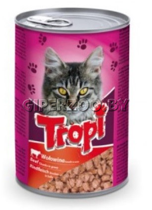 Tropi с говядиной, 415 г Tropi с говядиной, 415 г