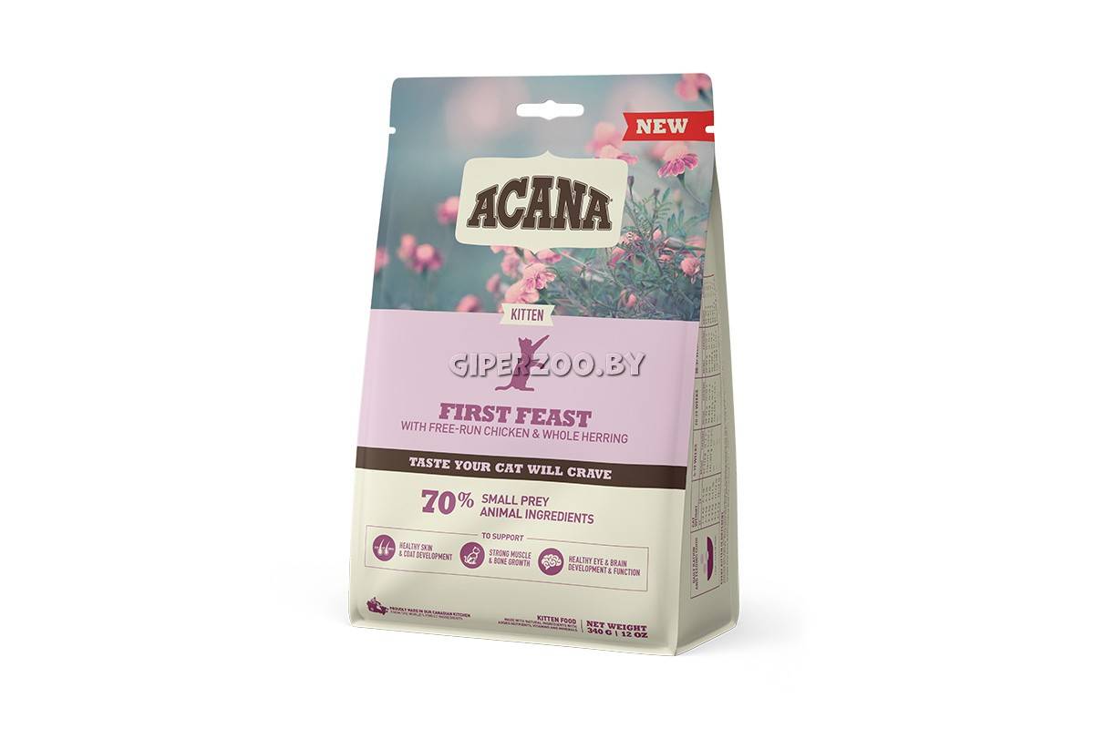 Acana First Feast Kitten (курица и рыба), 340 гр Acana First Feast Kitten (курица и рыба), 340 гр