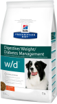 Hill's Prescription Diet w/d Digestive/Weight Management, 12 кг