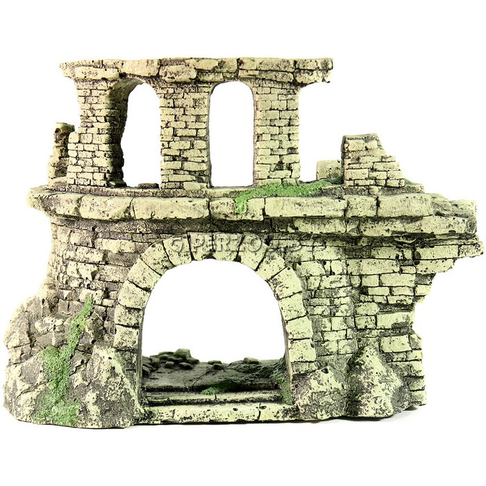 Грот для аквариума Крепость №203, 33х13х22 см Грот для аквариума Крепость №203, 33х13х22 см