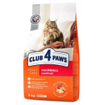 Club 4 Paws Hairball Control (птица), 5 кг