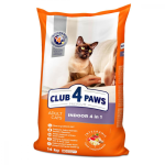 Club 4 Paws Indoor 4in1 (птица), 14 кг