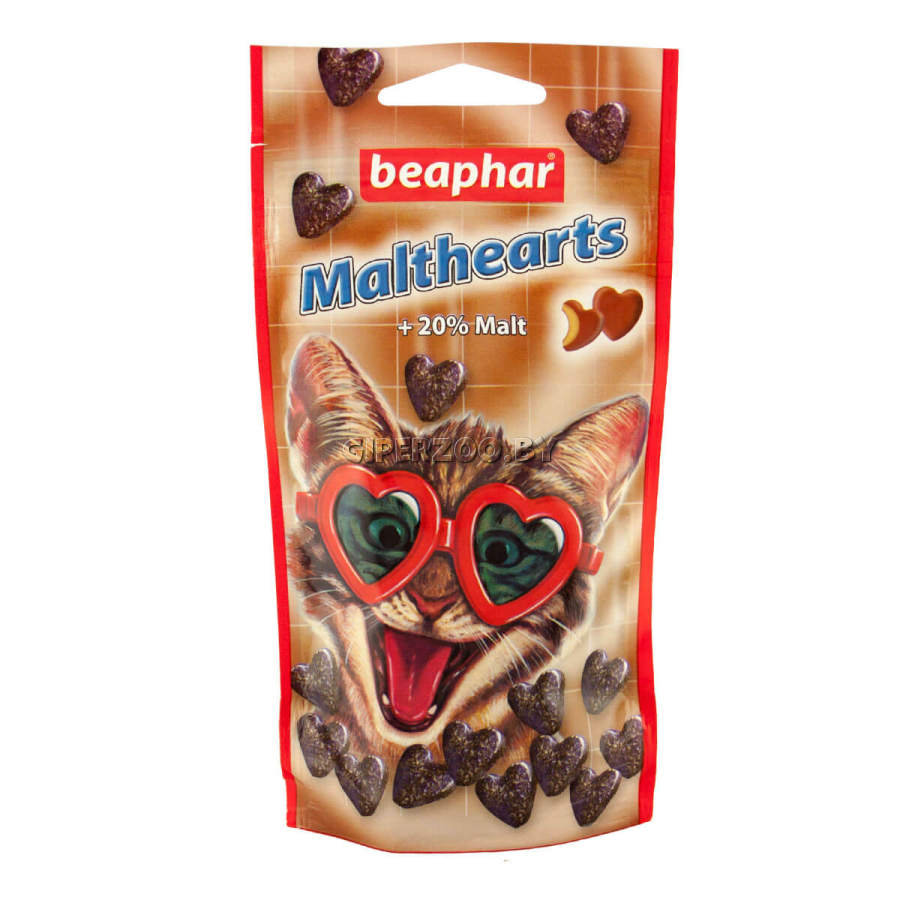Лакомство Beaphar Malt Hearts, 150 шт Лакомство Beaphar Malt Hearts, 150 шт