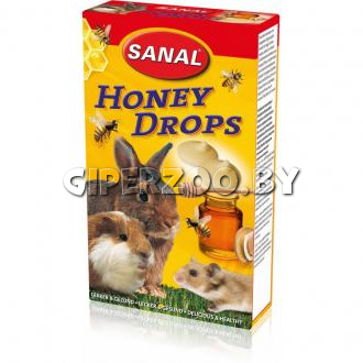 Лакомство для грызунов Sanal Дропсы медовые, 45 гр Лакомство для грызунов Sanal Дропсы медовые, 45 гр