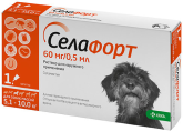 Селафорт для собак 5,1-10 кг, пипетка 0,5 мл 60мг