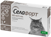 Селафорт для кошек 7,6 - 10 кг, пипетка 1мл 60мг