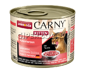 Animonda Carny Kitten говядина, сердце индейки 400 гр Animonda Carny Kitten говядина, сердце индейки 400 гр