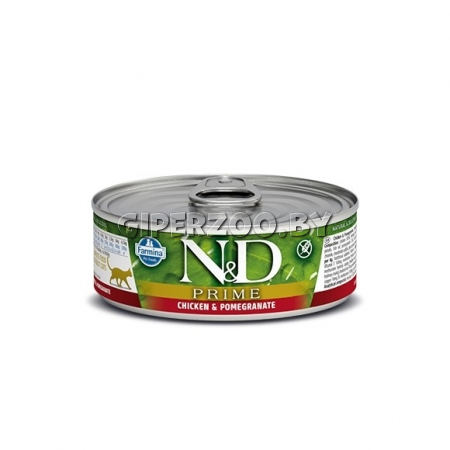 N&D Prime Cat Chicken & Pomegranate (курица и гранат), 80 гр N&D Prime Cat Chicken & Pomegranate (курица и гранат), 80 гр