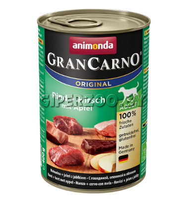 Animonda GranCarno (оленина, яблоко), 400 гр Animonda GranCarno (оленина, яблоко), 400 гр