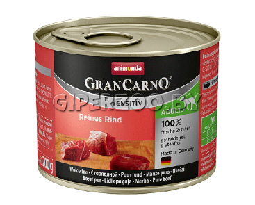Animonda Gran Carno Sensitiv (говядина), 200 гр Animonda Gran Carno Sensitiv (говядина), 200 гр