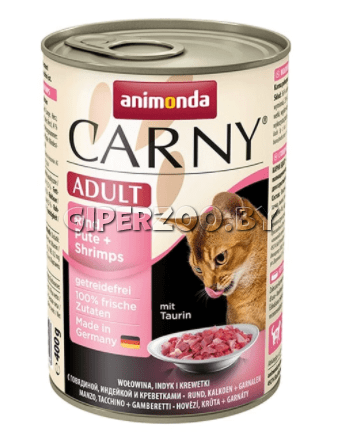 Animonda Карни для кошек говядина, индейка, креветки, 800гр Animonda Карни для кошек говядина, индейка, креветки, 800гр