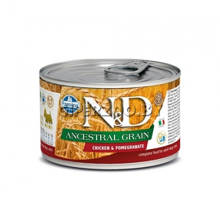 N&D Ancestral Grain Dog Chicken & Pomegranate (курица и гранат), 140 гр N&D Ancestral Grain Dog Chicken & Pomegranate (курица и гранат), 140 гр