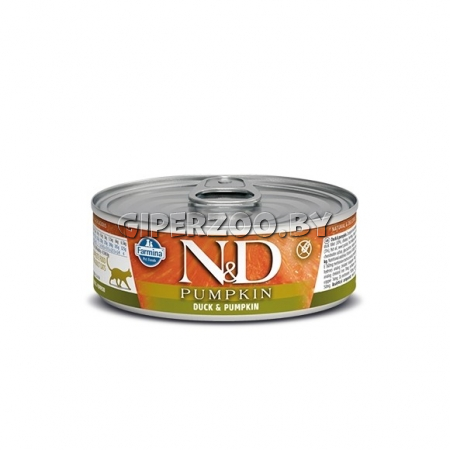 N&D Grain Free Pumpkin Cat Duck & Pumpkin (тыква и утка), 80 гр N&D Grain Free Pumpkin Cat Duck & Pumpkin (тыква и утка), 80 гр