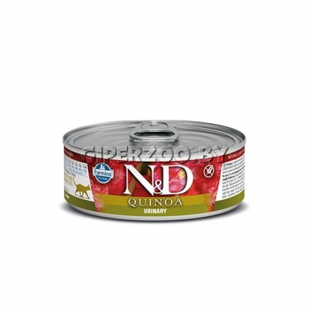 N&D Grain Free Quinoa Cat Urinary (утка), 80 гр N&D Grain Free Quinoa Cat Urinary (утка), 80 гр
