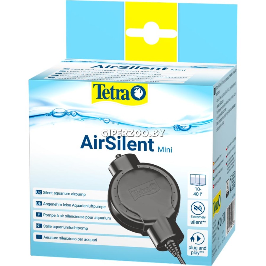 Tetra AirSilent Mini Компрессор для аквариума на 10-40 л Tetra AirSilent Mini Компрессор для аквариума на 10-40 л