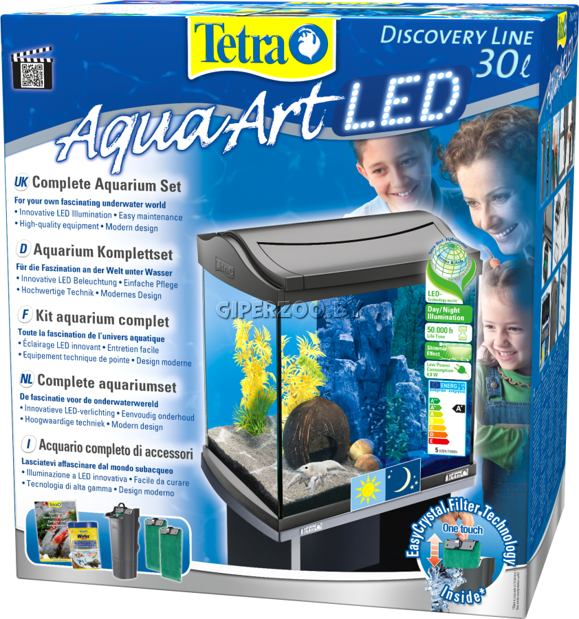 Tetra AA Disc LED Cray аквариум для раков, 30 л Tetra AA Disc LED Cray аквариум для раков, 30 л