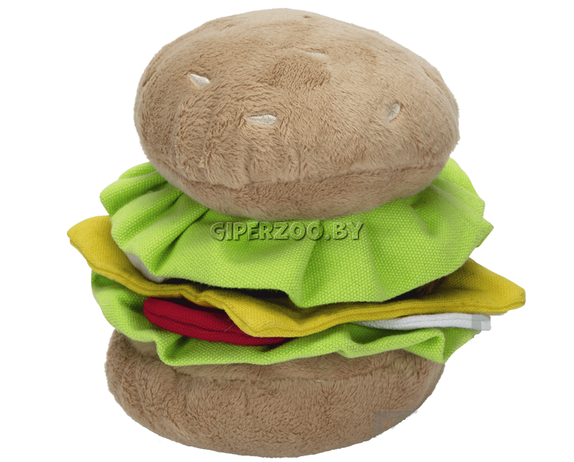 Игрушка ля собак плюшевая Бургер 14*12,5*11см Игрушка ля собак плюшевая Бургер 14*12,5*11см