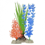 GloFish Набор Растений (S оранжевое, M зеленое, L синее)