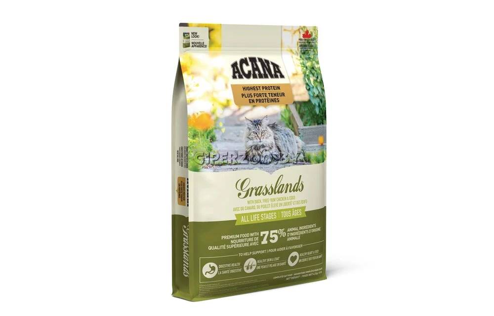 Acana Grasslands Cat (птица), 4,5 кг Acana Grasslands Cat (птица), 4,5 кг