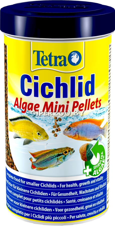 Tetra Cichlid Algae Mini Корм для рыб, 500 мл Tetra Cichlid Algae Mini Корм для рыб, 500 мл