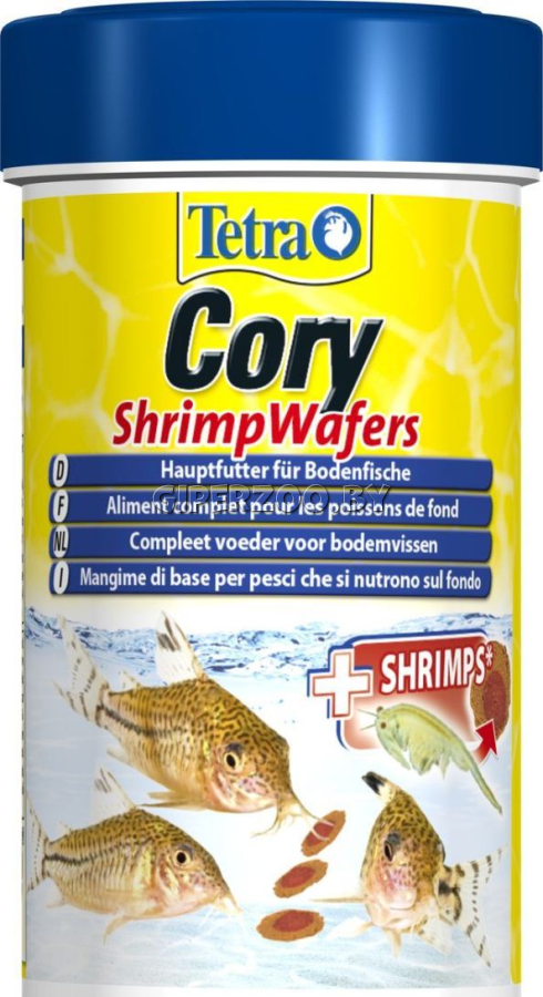 Tetra Cory Shrimp Wafers Корм для донных рыб, 100 мл Tetra Cory Shrimp Wafers Корм для донных рыб, 100 мл