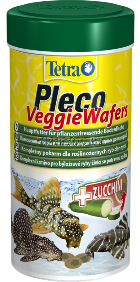 Tetra Pleco Veggie Wafers Корм для донных рыб,  250 мл Tetra Pleco Veggie Wafers Корм для донных рыб,  250 мл