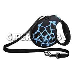 Рулетка Flexi Safari синяя L, лента 5 м Рулетка Flexi Safari синяя L, лента 5 м