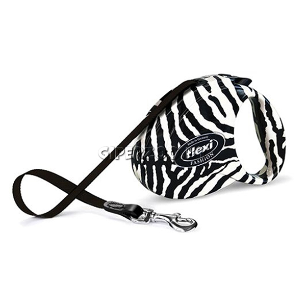 Рулетка Flexi Fashion Zebra М, лента 5 м Рулетка Flexi Fashion Zebra М, лента 5 м