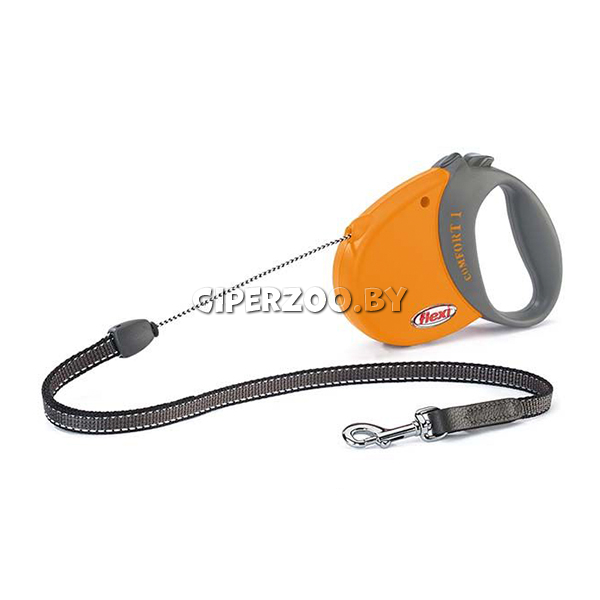 Рулетка Flexi Comfort Basic оранжевая S, трос 5 м Рулетка Flexi Comfort Basic оранжевая S, трос 5 м