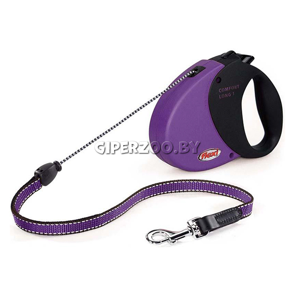 Рулетка Flexi Comfort Long пурпурная S, трос 8 м Рулетка Flexi Comfort Long пурпурная S, трос 8 м