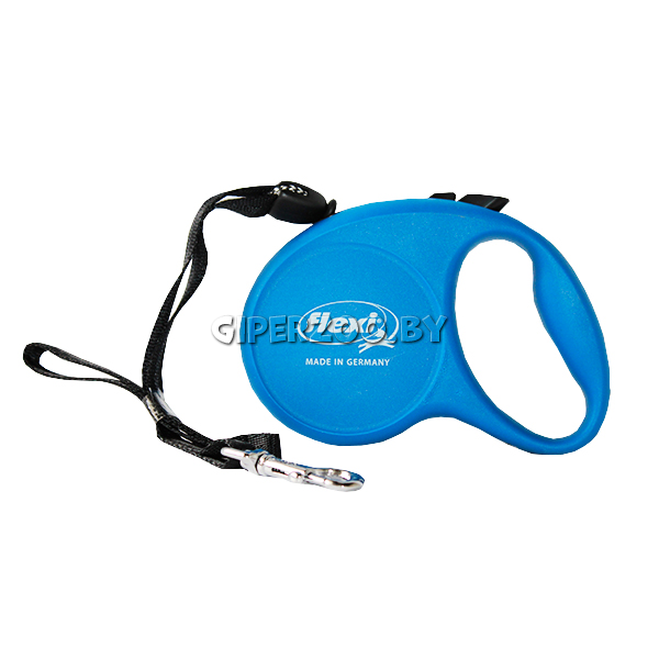 Рулетка Flexi Fun синяя M, трос 5 м Рулетка Flexi Fun синяя M, трос 5 м
