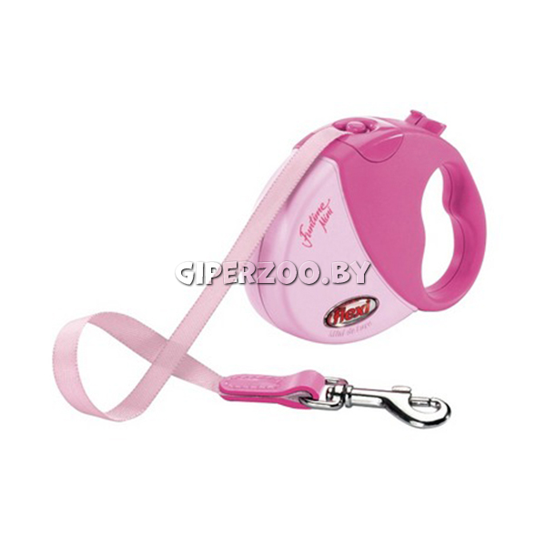 Рулетка Flexi Funtime розовая XS, лента 3 м Рулетка Flexi Funtime розовая XS, лента 3 м