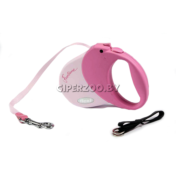 Рулетка Flexi Funtime розовая М, лента 5 м Рулетка Flexi Funtime розовая М, лента 5 м