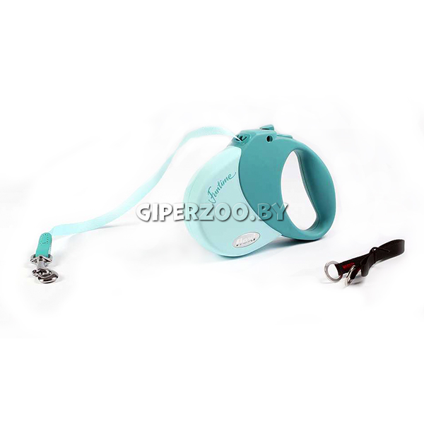 Рулетка Flexi Funtime бирюзовая XS, лента 3 м Рулетка Flexi Funtime бирюзовая XS, лента 3 м