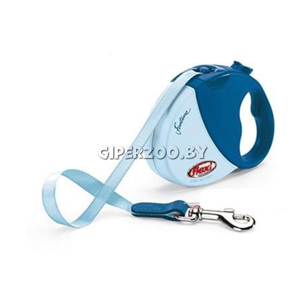 Рулетка Flexi Funtime голубая ХS, лента 3 м Рулетка Flexi Funtime голубая ХS, лента 3 м