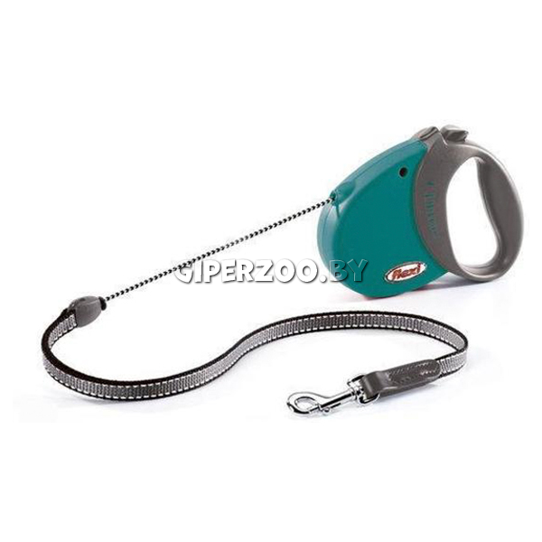 Рулетка Flexi Comfort Basic морская волна L, трос 5 м Рулетка Flexi Comfort Basic морская волна L, трос 5 м