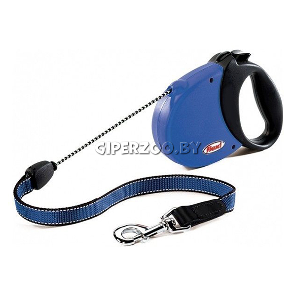 Рулетка Flexi Comfort Basic голубая М, трос 5 м Рулетка Flexi Comfort Basic голубая М, трос 5 м