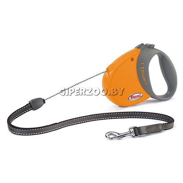 Рулетка Flexi Comfort Basic оранжевая М, трос 5 м Рулетка Flexi Comfort Basic оранжевая М, трос 5 м