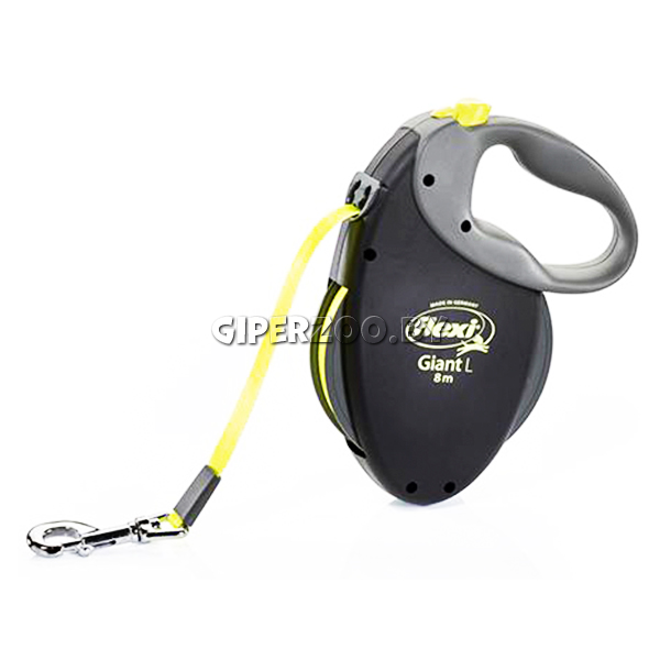 Рулетка Flexi Giant черная L, лента 8 м Рулетка Flexi Giant черная L, лента 8 м