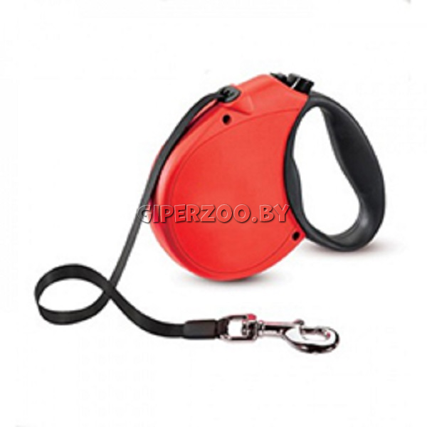 Рулетка Flexi Standard Soft красная L, трос 5 м Рулетка Flexi Standard Soft красная L, трос 5 м