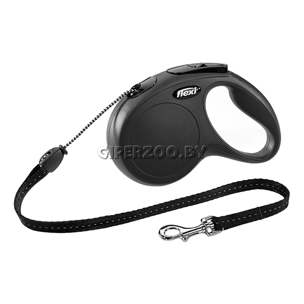 Рулетка Flexi Classic Compact черная L, лента 5 м Рулетка Flexi Classic Compact черная L, лента 5 м